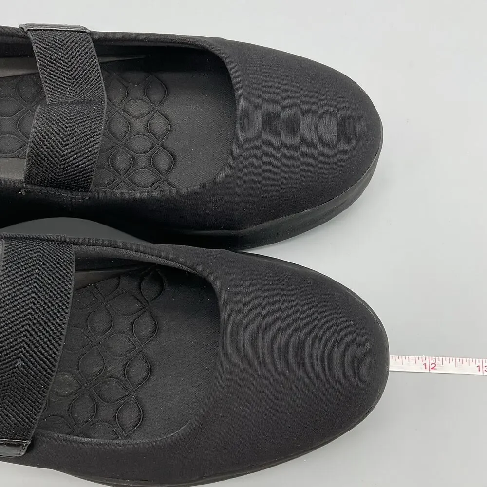 NEW Lifestride Women’s Reflection Mary Jane Shoes Black Size 9.5W